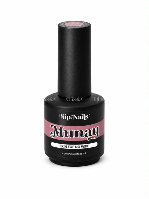 Milky top coat Sip Nails