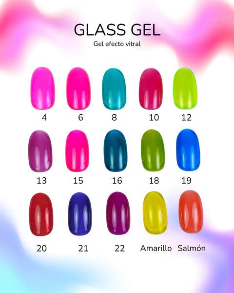 Gel Glass 22 Sip Nails