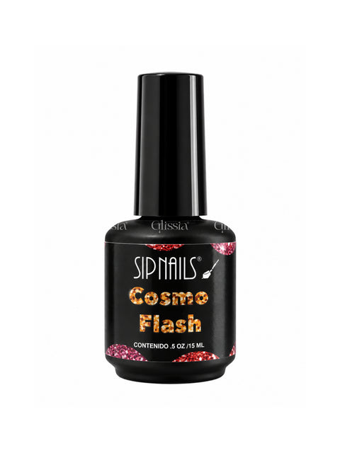 Top silver cosmo - Sip Nails