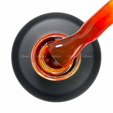 Top Gummy Naranja - Sip Nails