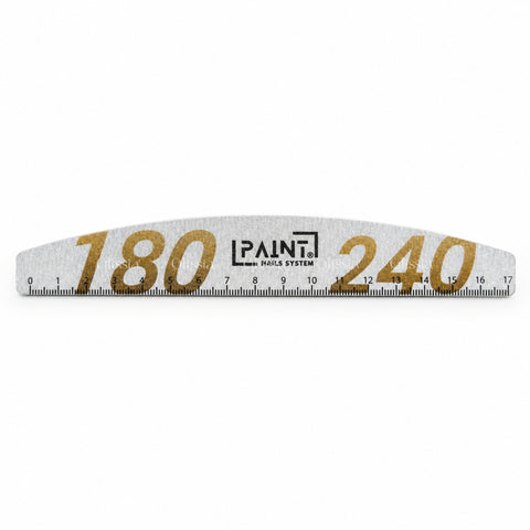Lima ultra delgada con regla 180/240 - Paint Nail System