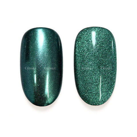 Hibrid Cat eye & Chrome Turqueza - Sip Nails