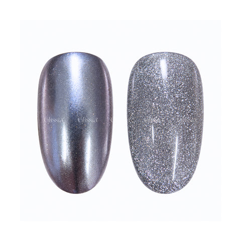 Hibrid Cat eye & Chrome Lila - Sip Nails